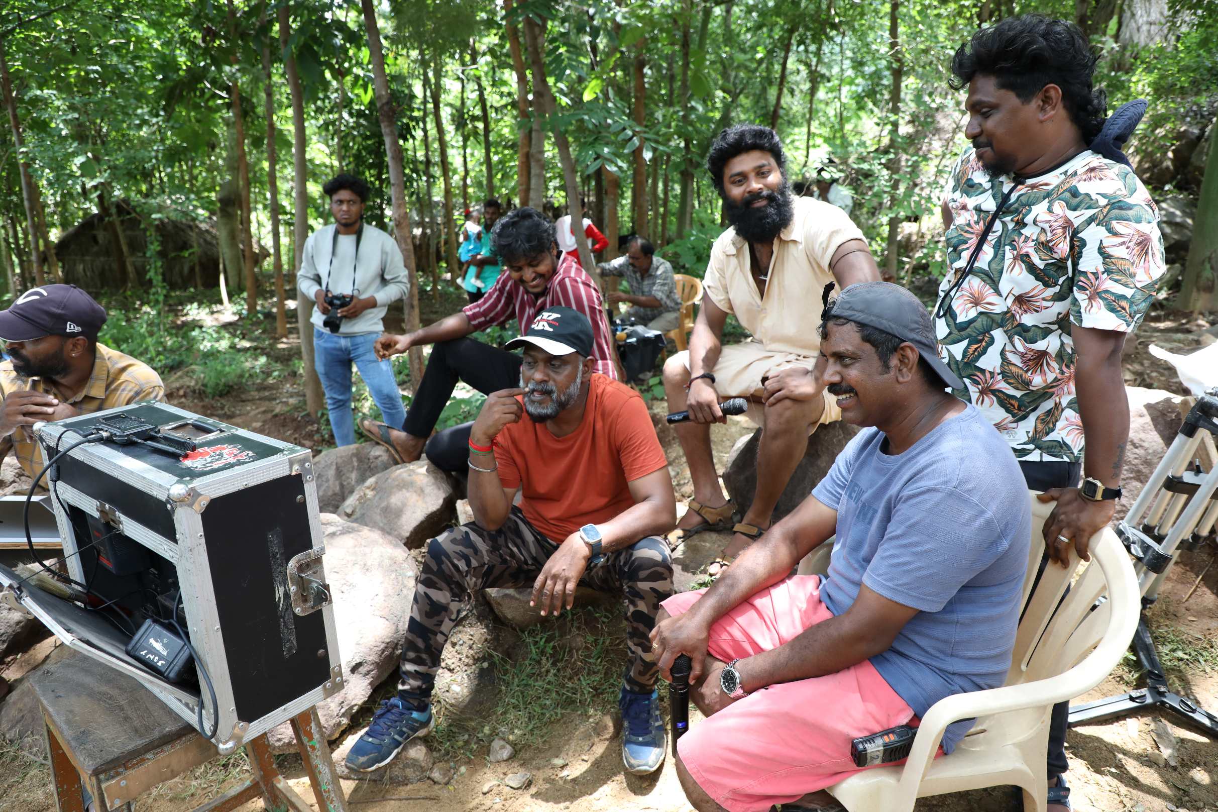 Arikomban movie — cast and location still